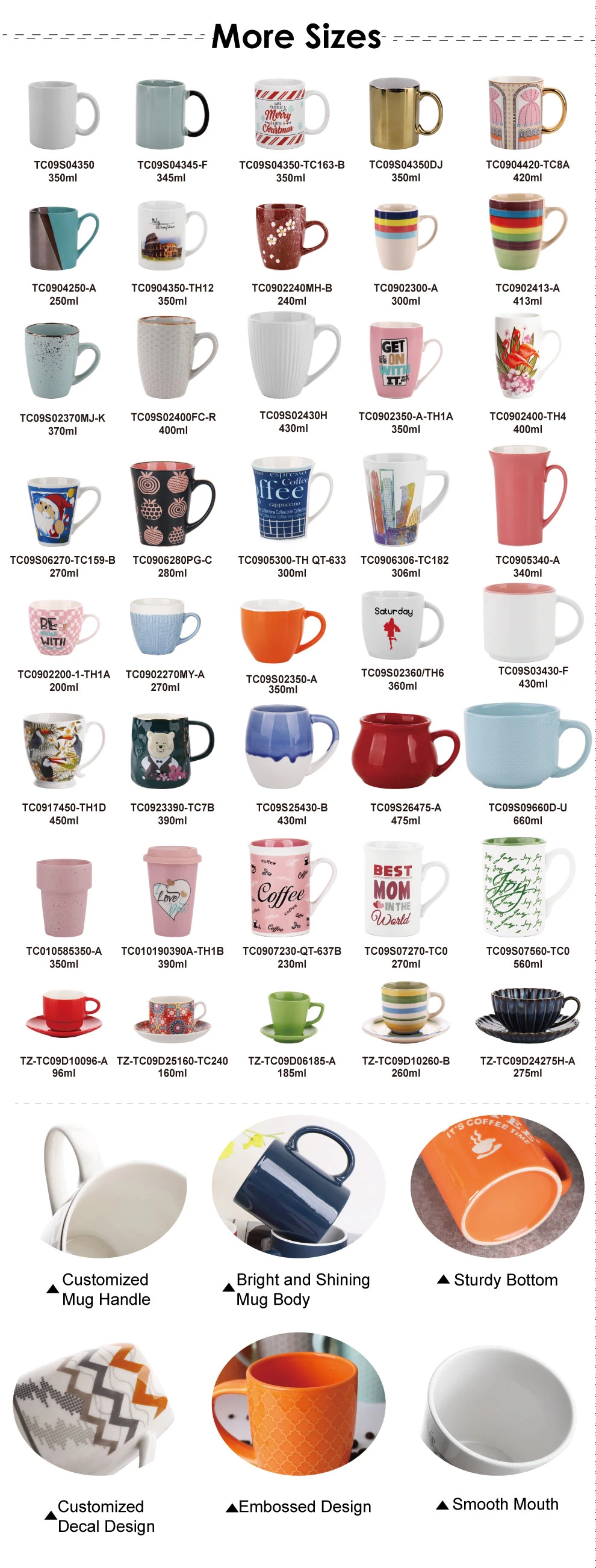 340ml Classic Coffee Mug New Bone China Factory Made Customized Design Cheap Tea Mug