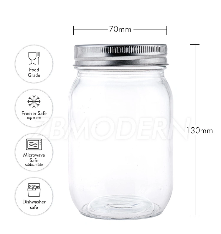 12 Pack 16 Oz Regular Mouth Glass Mason Jars Glass Canning Jars with Metal Airtight Lids and Bands Food Storage Canning Jars