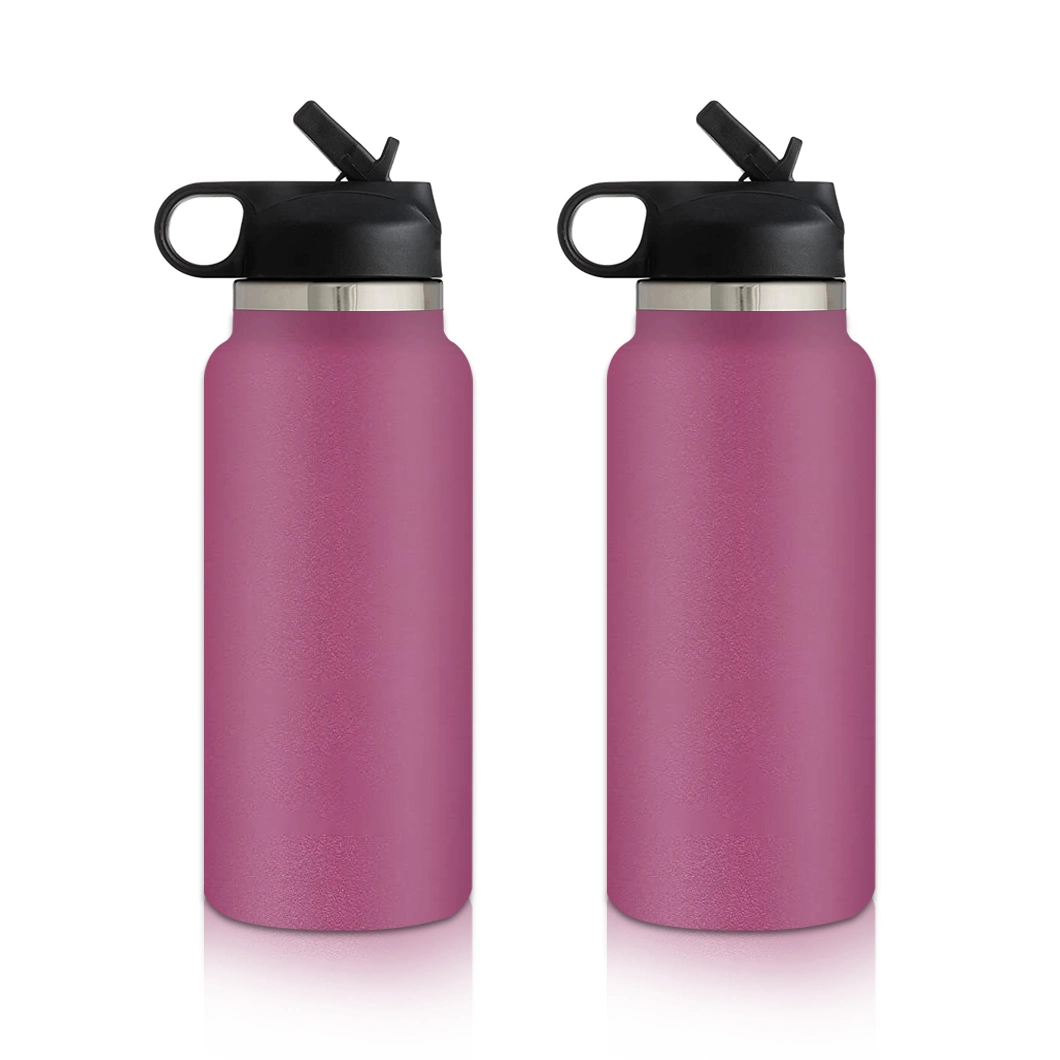 Double Wall Thermos Wide Mouth Metal Stainless Steel Water Bottle Hydro Vacuum Flask
