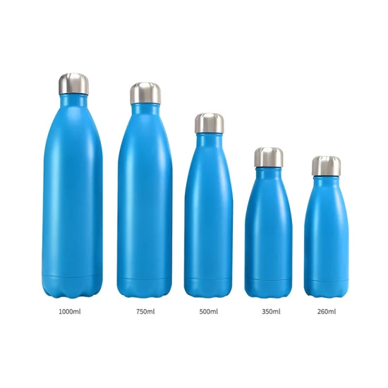 Frasco a vácuo de aço inoxidável de alta qualidade personalizado garrafa de água esportiva pronta para enviar