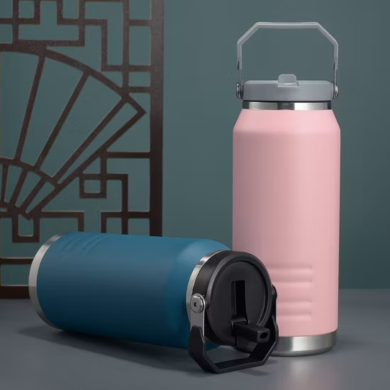 Copo de música de aço inoxidável sublimação 500 ml para ambientes externos Blue Tooth sem fio alto-falante garrafa de água copo com alto-falante Bluetooth